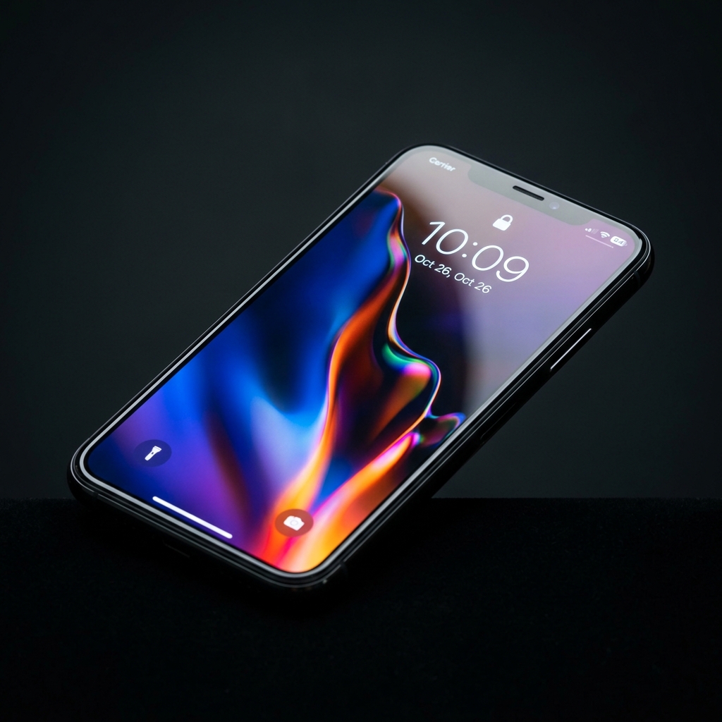 Repaired phone screen